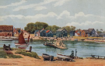 Walberswick Ferry by Alfred Robert Quinton